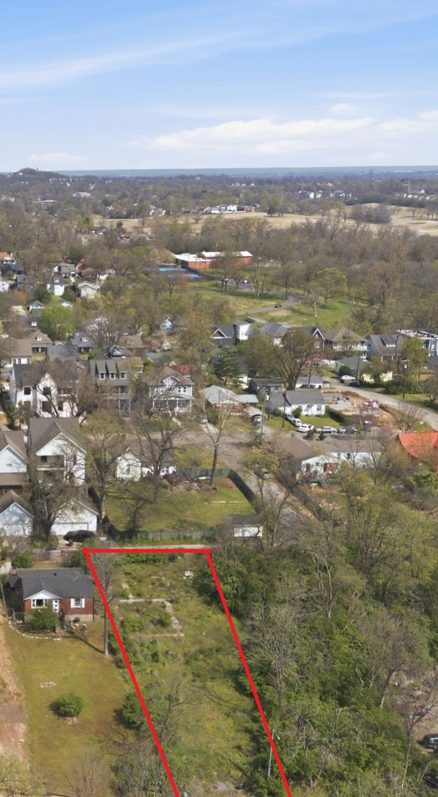 Highlighted lot at 1909 Sevier St